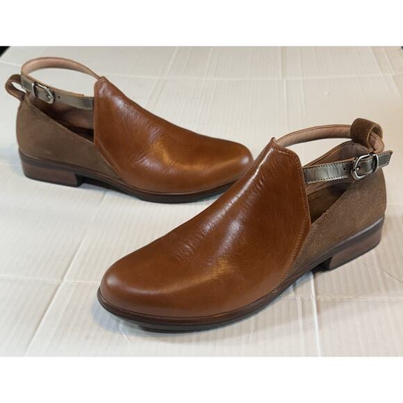 NAOT Kamsin Women’s EU 41/10 Booties Maple Brown Leather Comfort - Picture 1 of 12